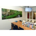 Fotowand van een beekje wachtkamer ziekenhuis wanddecoratie fotobehang muurposter natuurfoto natuurfotowand gerard veerling