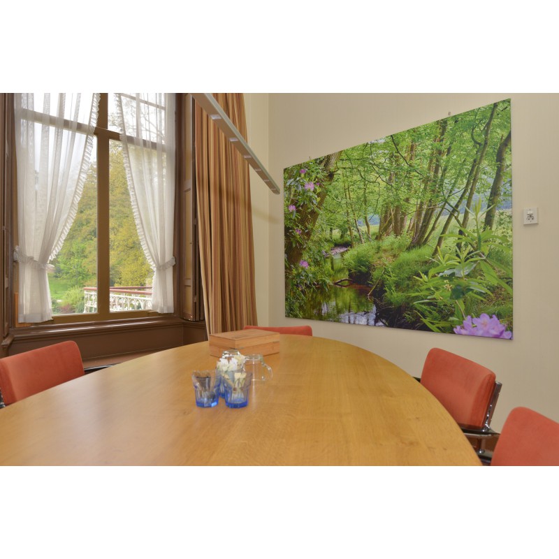 Fotopaneel op kantoor wanddecoratie fotobehang muurposter natuurfoto natuurfotowand gerard veerling fotowandenshop.nl