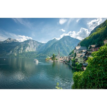 Fotowand fotobehang muurpostyer Hallstatt Oostenrijk Fotowand fotobehang muurpostyer Hallstatt Oostenrijk