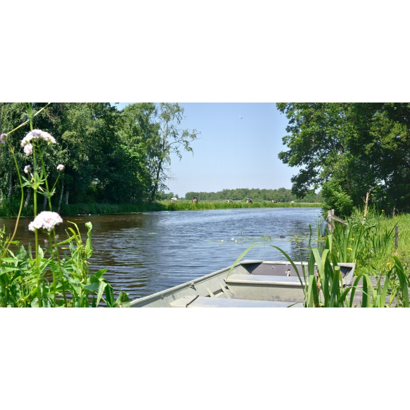 Fotowand riviertje de mije woerdense verlaat wanddecoratie fotobehang muurposter natuurfoto natuurfotowand gerard veerling 