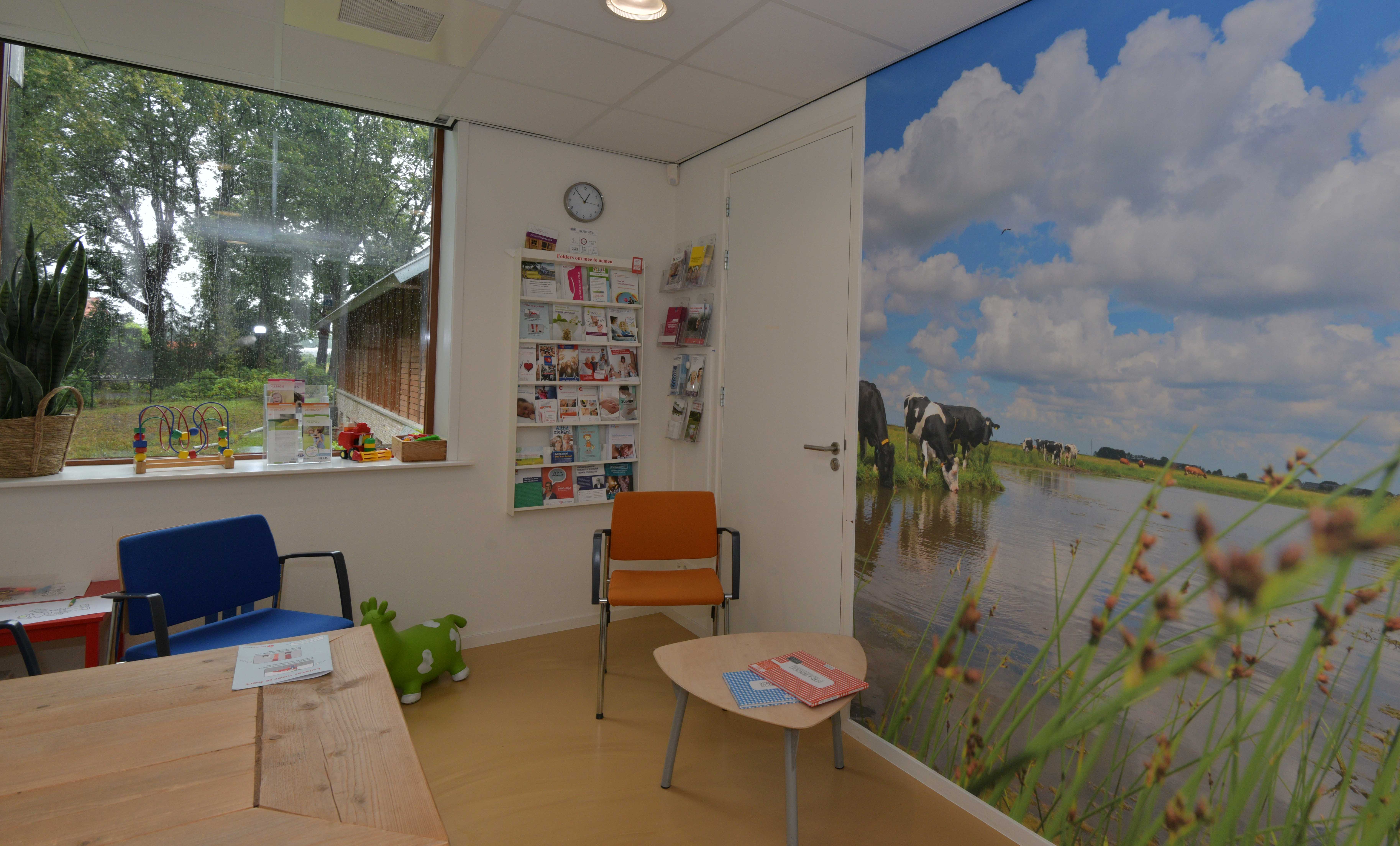fotowand wachtkamer huisarts