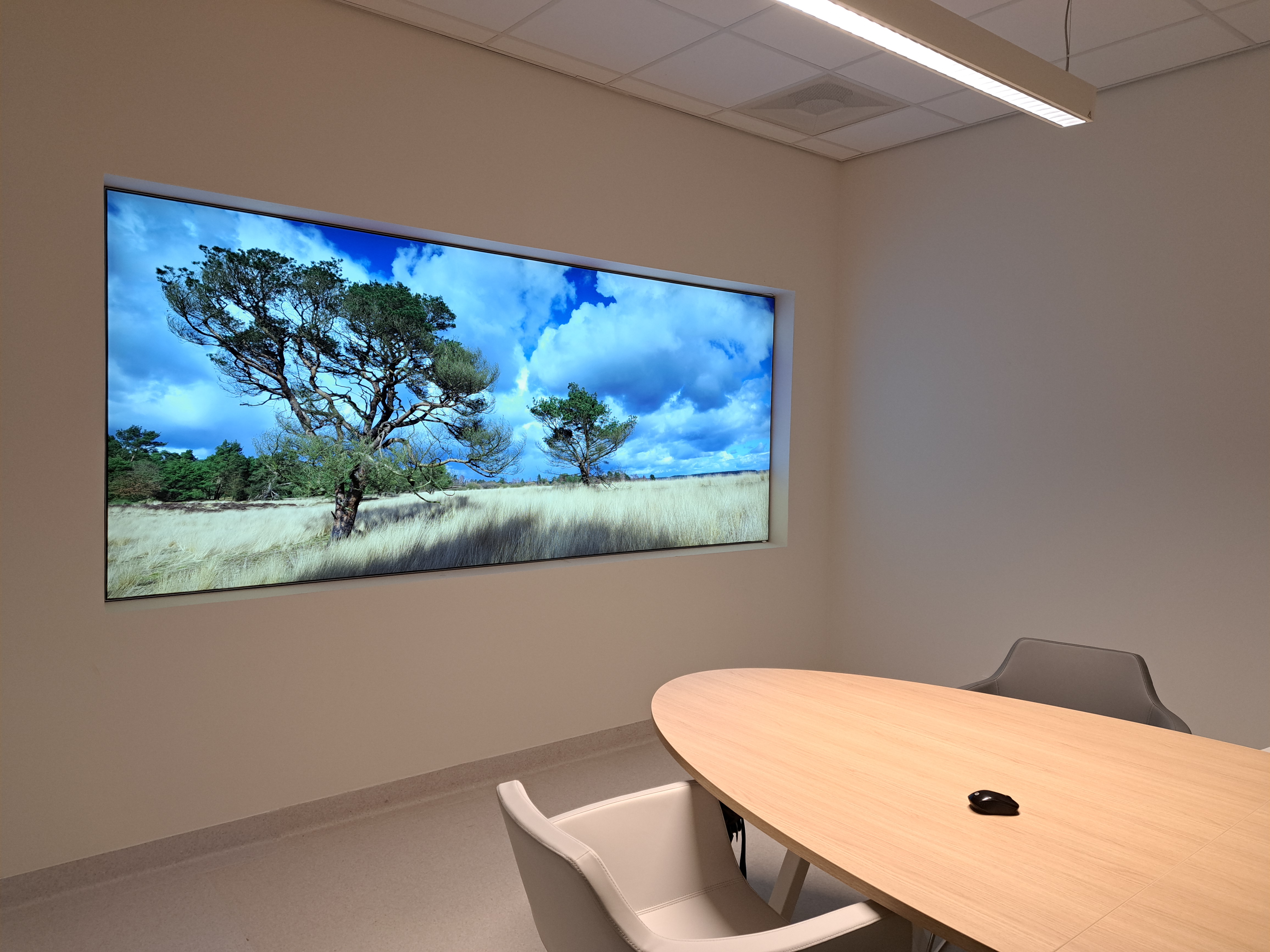 Lichtwand patientenkamer